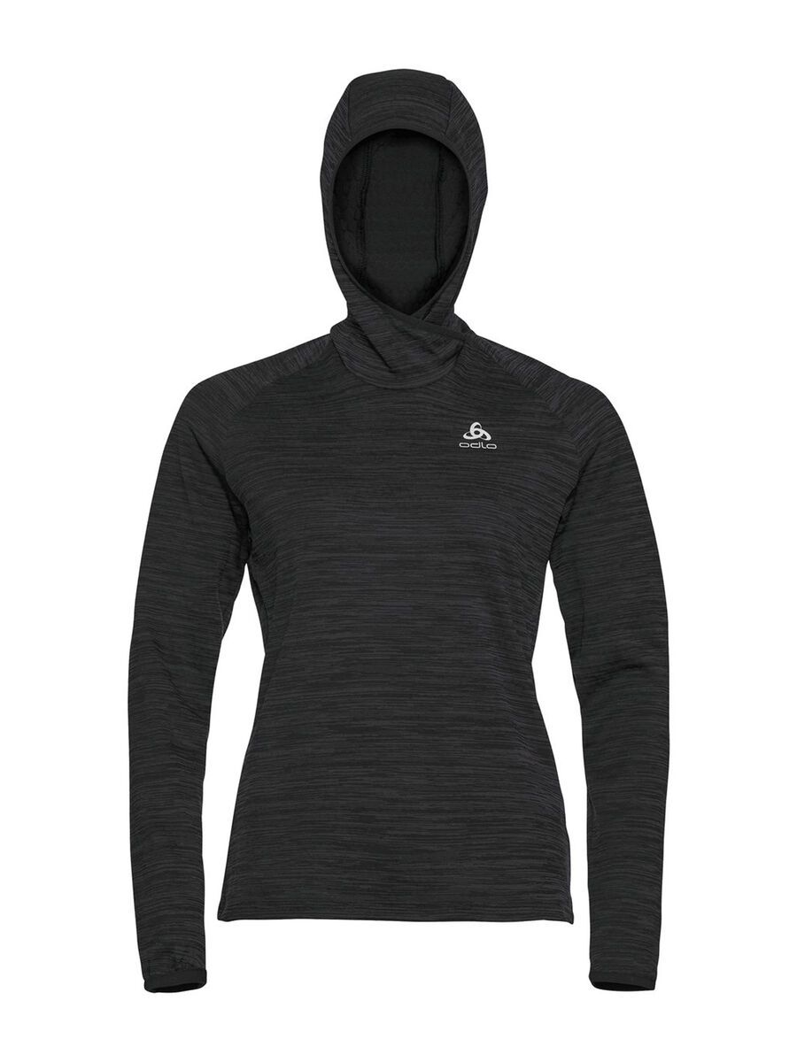 Odlo Millennium Element Midlayer Hoody Women's, black melange - Bild 3
