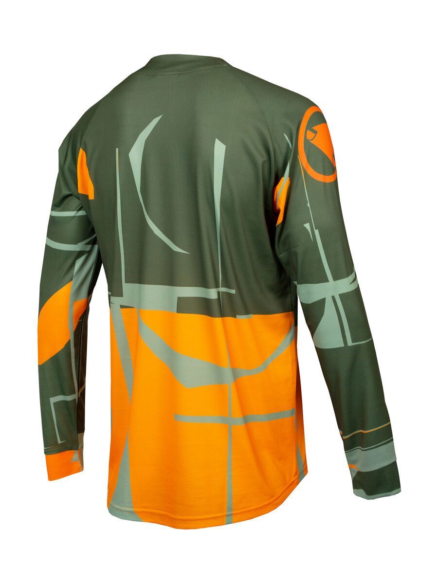 Endura MT500 Druck T-Shirt LTD (langarm), olivgrün - Bild 2