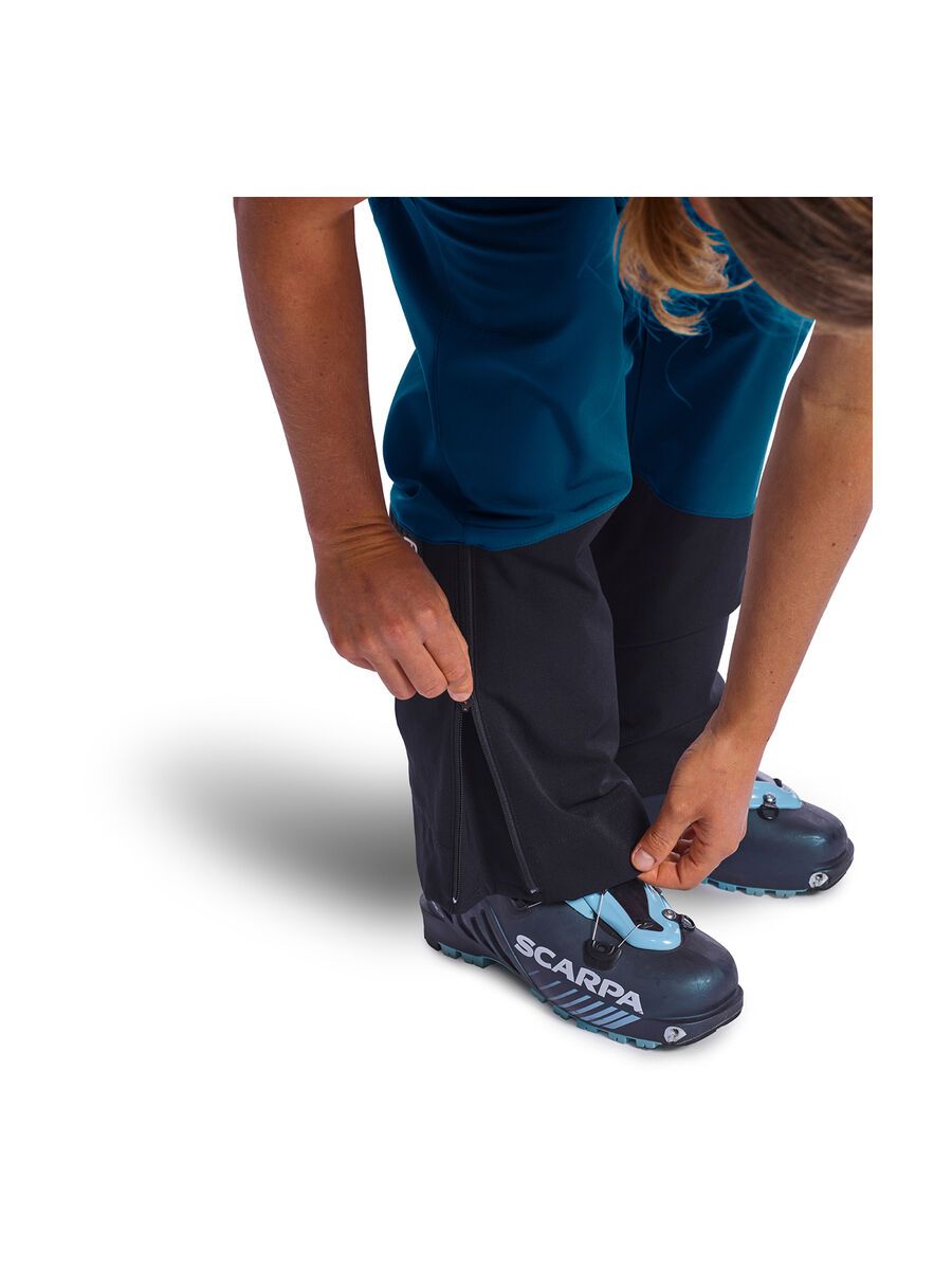 Ortovox Merino Naturtec Plus Pordoi Pants W, petrol blue - Bild 4