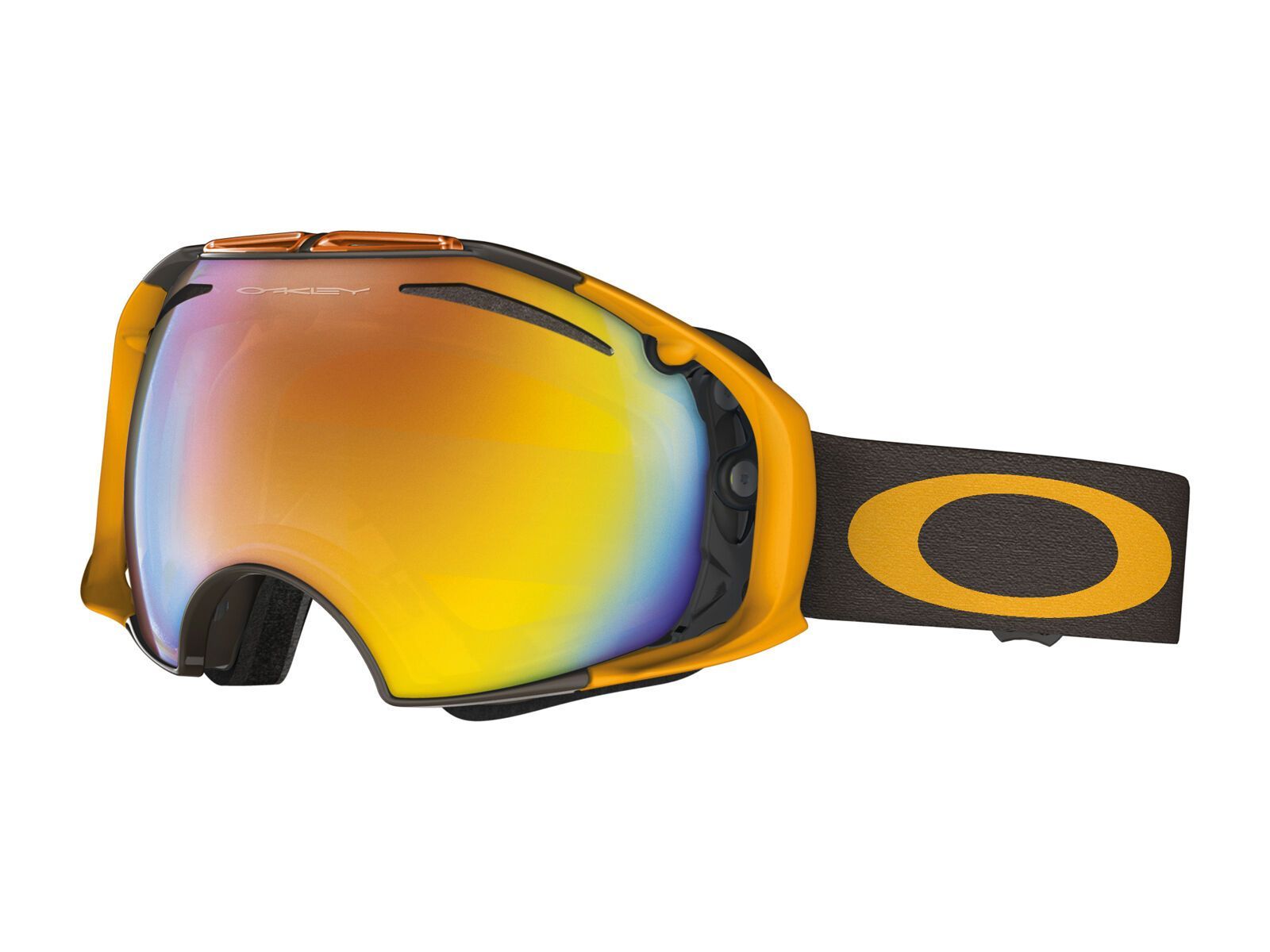 Oakley Airbrake, Dark Gunmetal/Fire Irdium & Persimmon - Bild 1