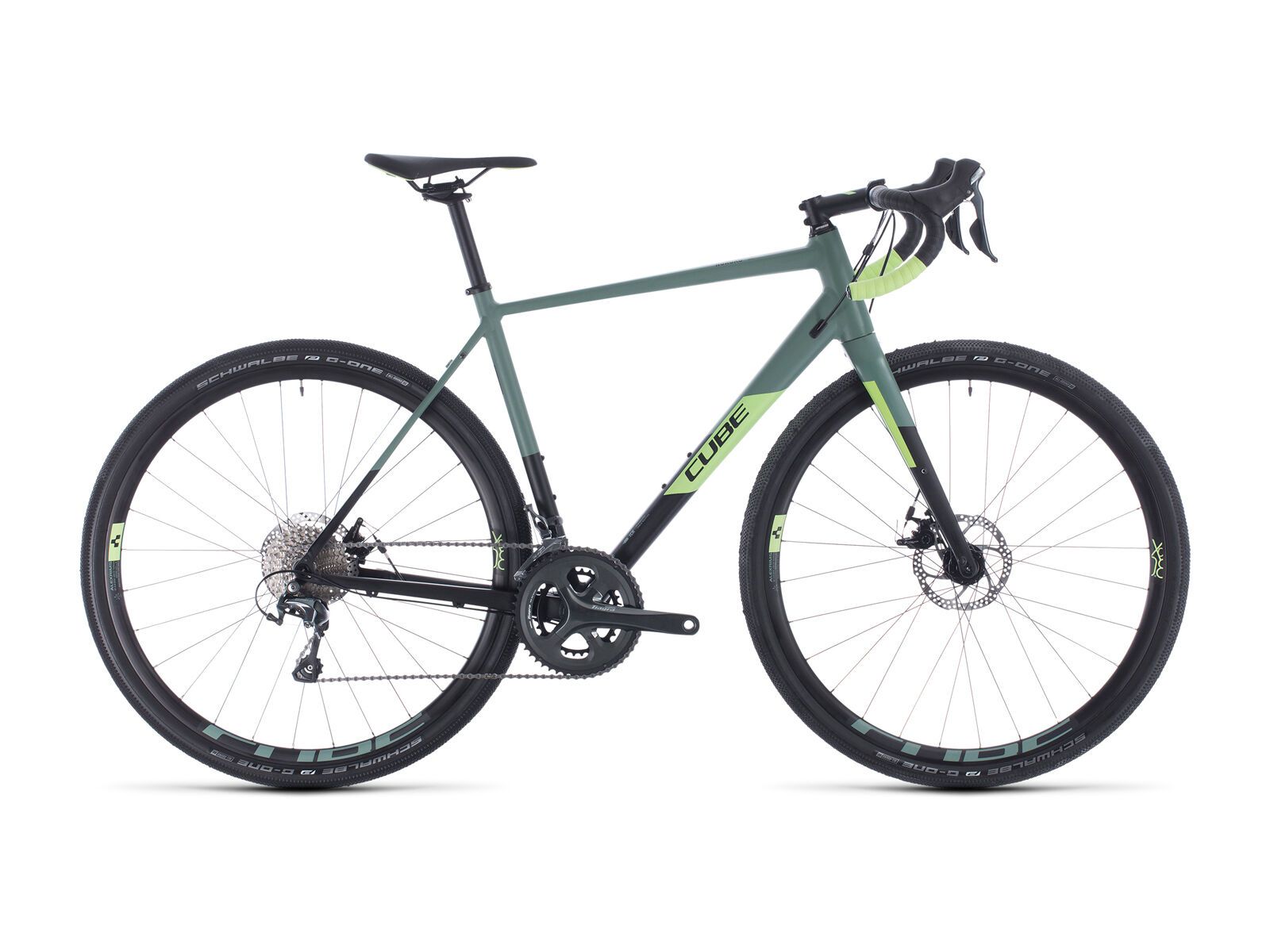 Cube Nuroad Pro, black´n´sharpgreen - Bild 1