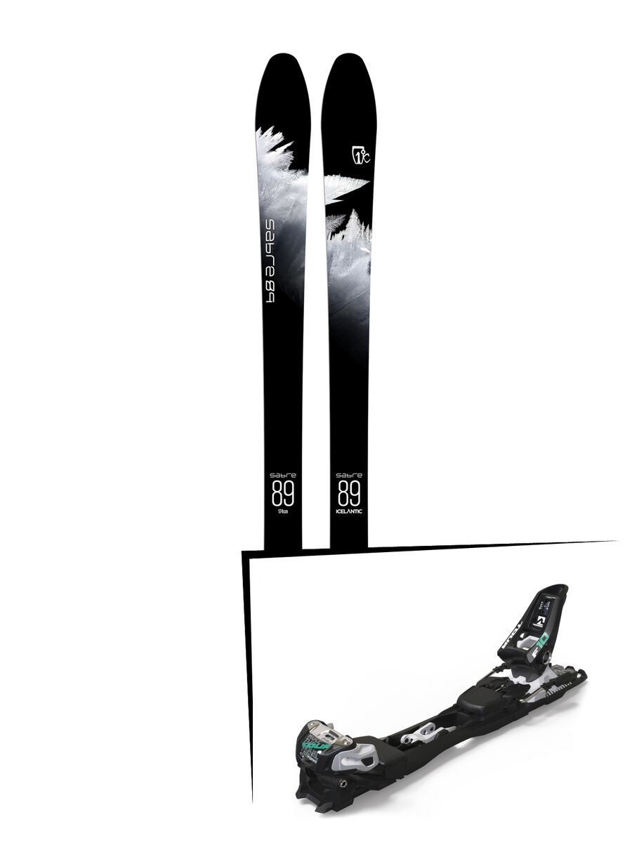 Set: Icelantic Sabre 89 2018 + Marker F10 Tour black/white - Bild 1