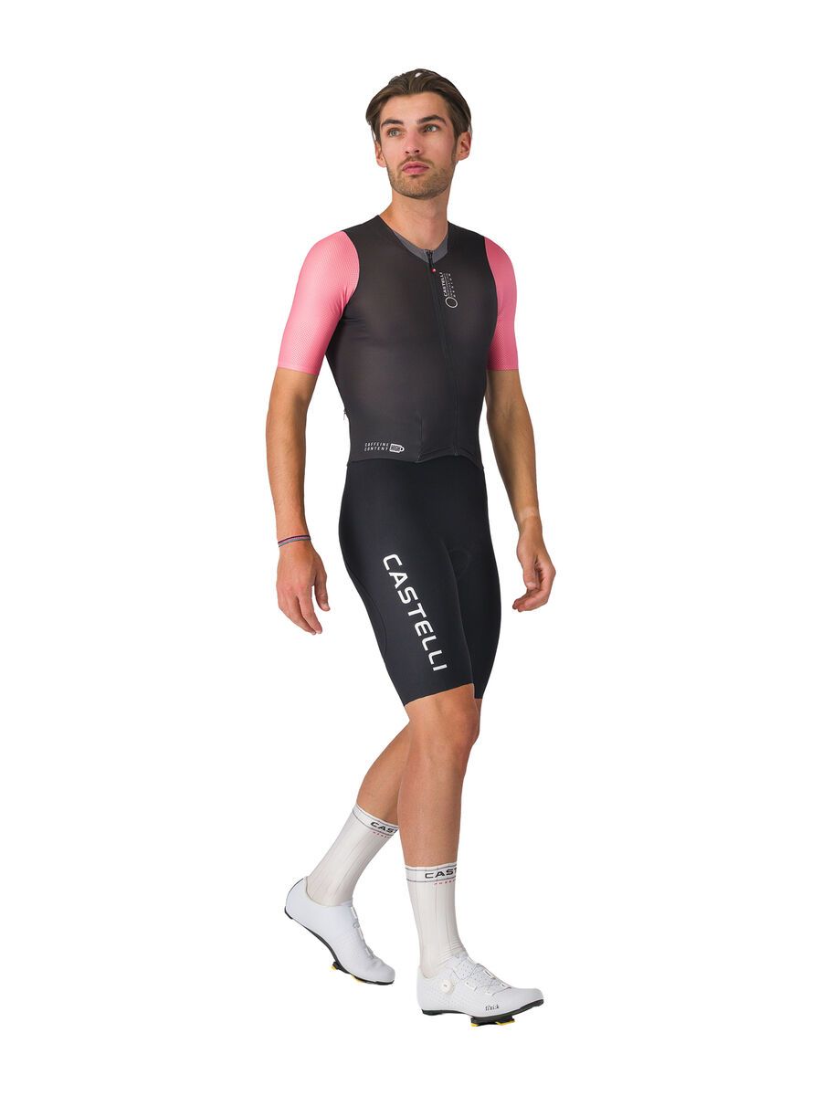 Castelli Saturday Morning Skinsuit, black/rosa giro/smoky gray - Bild 9