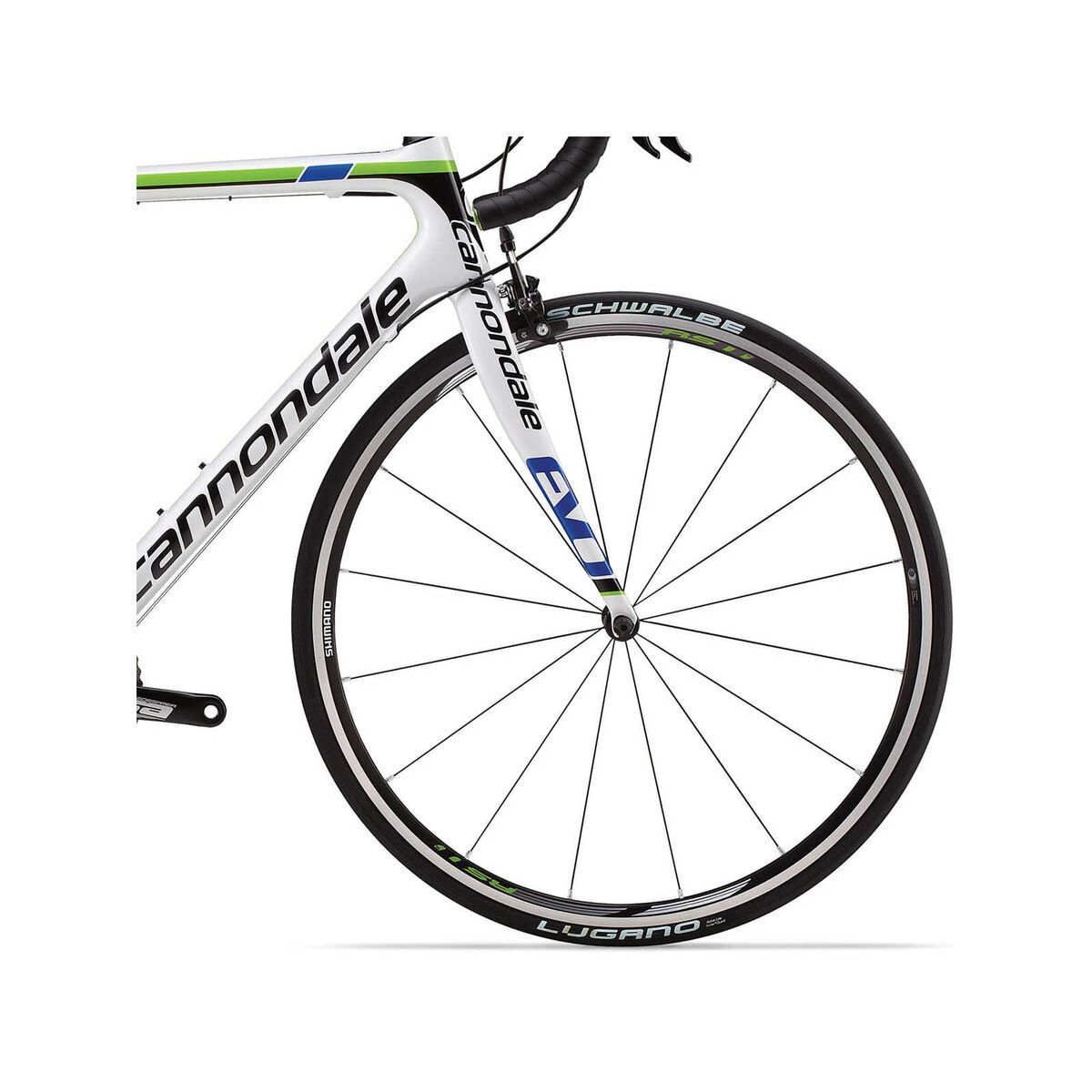 Cannondale SuperSix Evo 105, grün/weiß - Bild 2