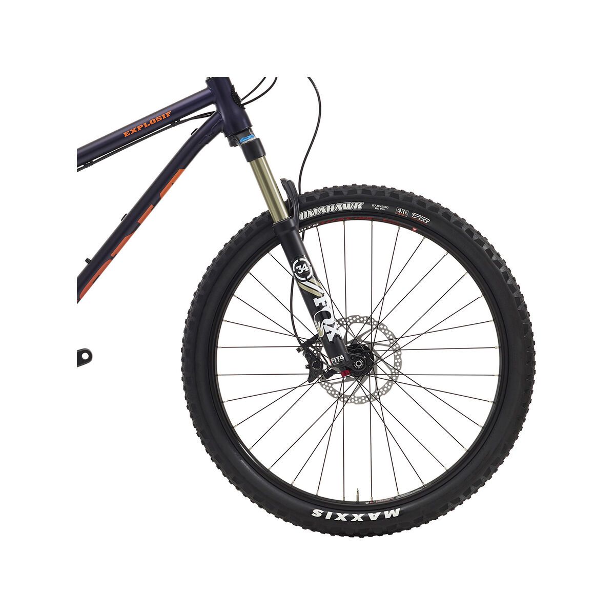 Kona Explosif, matt deep purple w/ orange-dark red fade decals - Bild 2