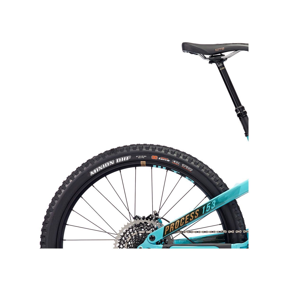 Kona Process 153 CR/DL 27.5, gloss aqua w/ copper & charcoal decals - Bild 6