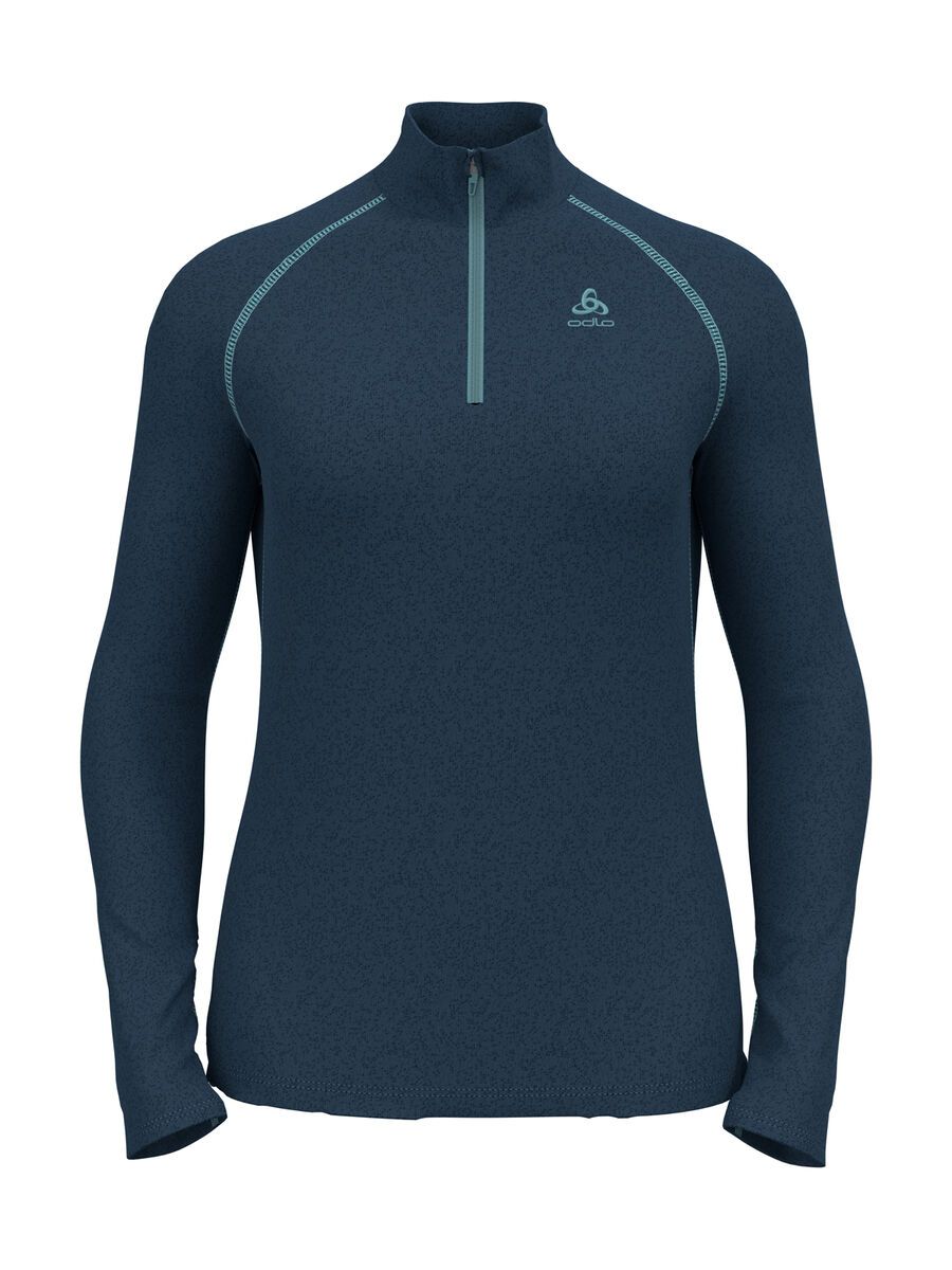 Odlo Rigi 1/2 Zip Mid Layer Women's, blue wing teal - Bild 1