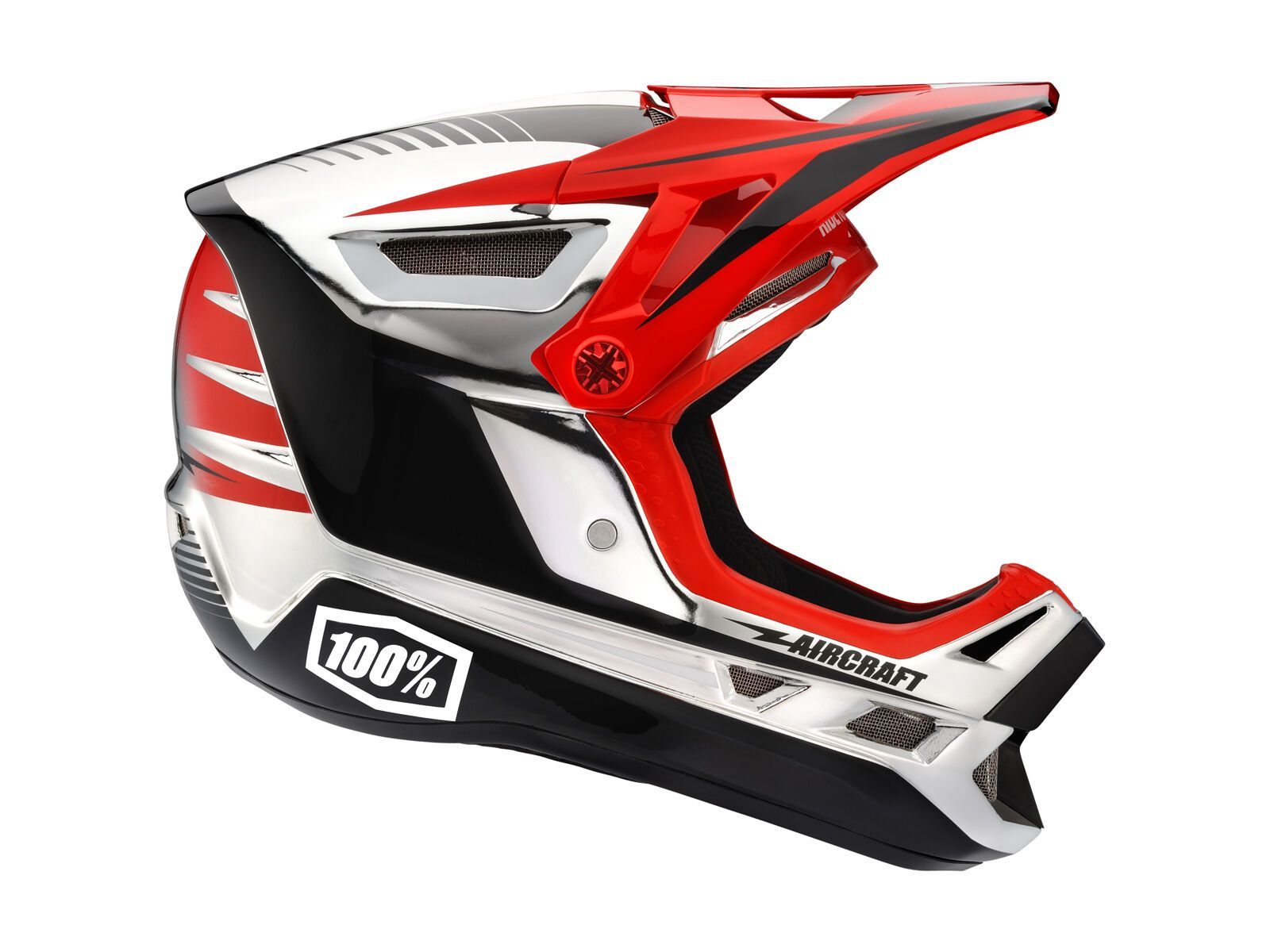 100% Aircraft DH Helmet Chrome Edition, Twinblaze Chrome - Bild 1