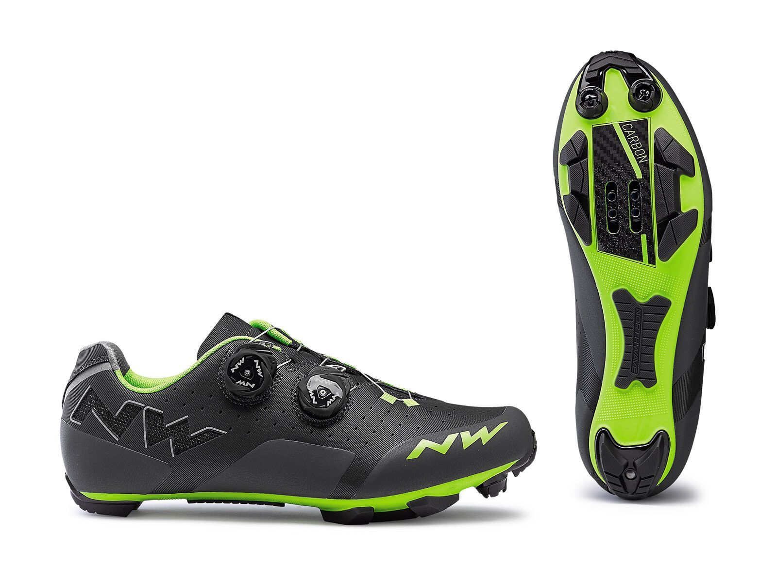 Northwave Rebel, anthra/acid green - Bild 3