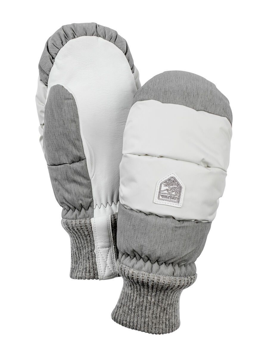 Hestra Swisswool Merino Loft Mitt, hellgrau/elfenbein - Bild 1