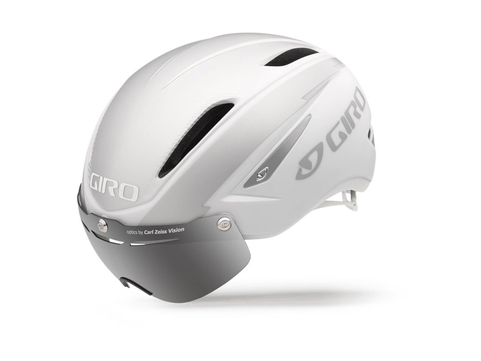 Giro Air Attack Shield, matt white/silver - Bild 1