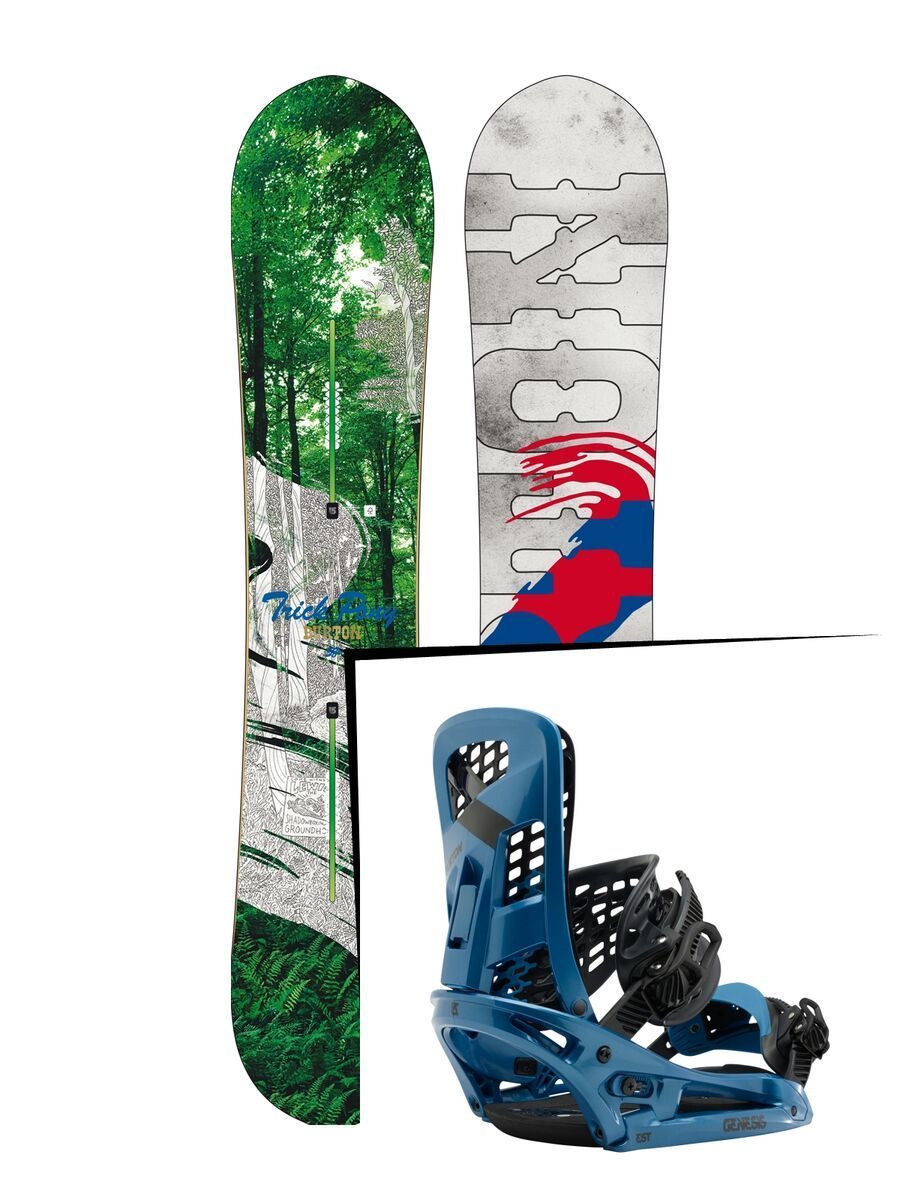 Burton Set: Trick Pony Wide 2016 + Burton Genesis EST - Bild 1