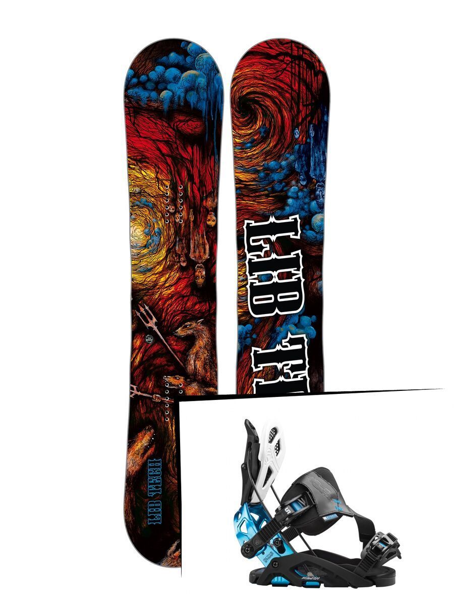 Set: Lib Tech From Hell Skate Banana 2017 + Flow Fuse-GT Hybrid (1513136S) - Bild 1