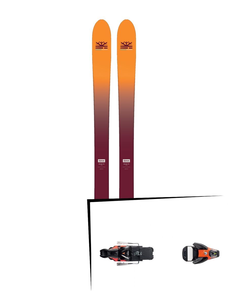 Set: DPS Skis Wailer F99 Foundation 2018 + Salomon STH2 WTR 16 black/orange - Bild 1
