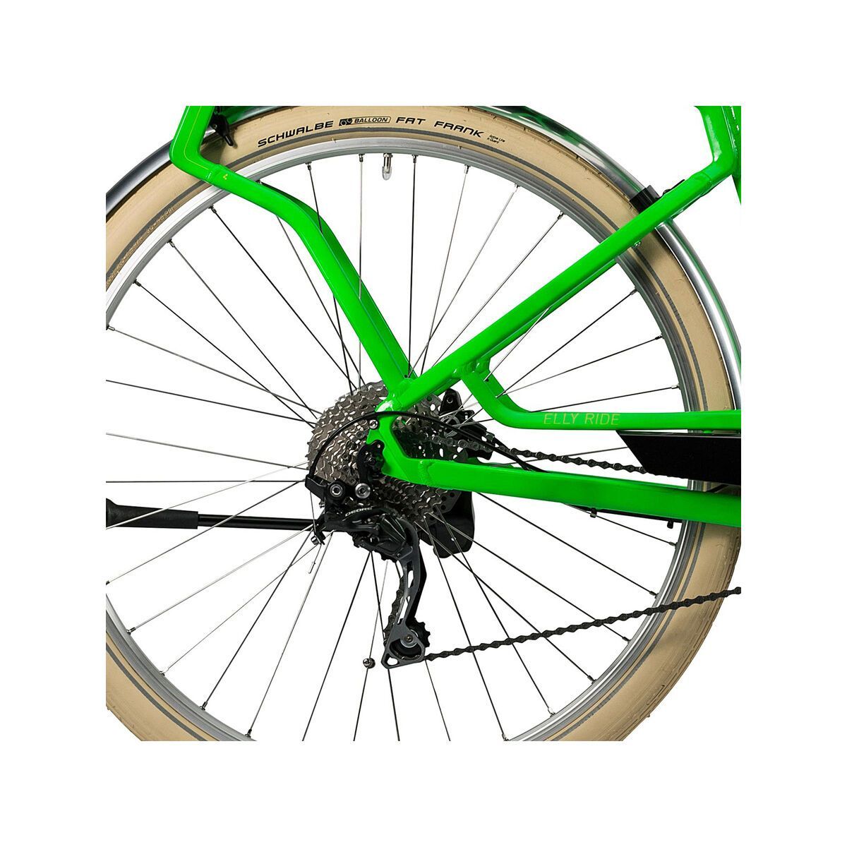 Cube Elly Ride Hybrid 500 Easy Entry, flashgreen´n´kiwi - Bild 4