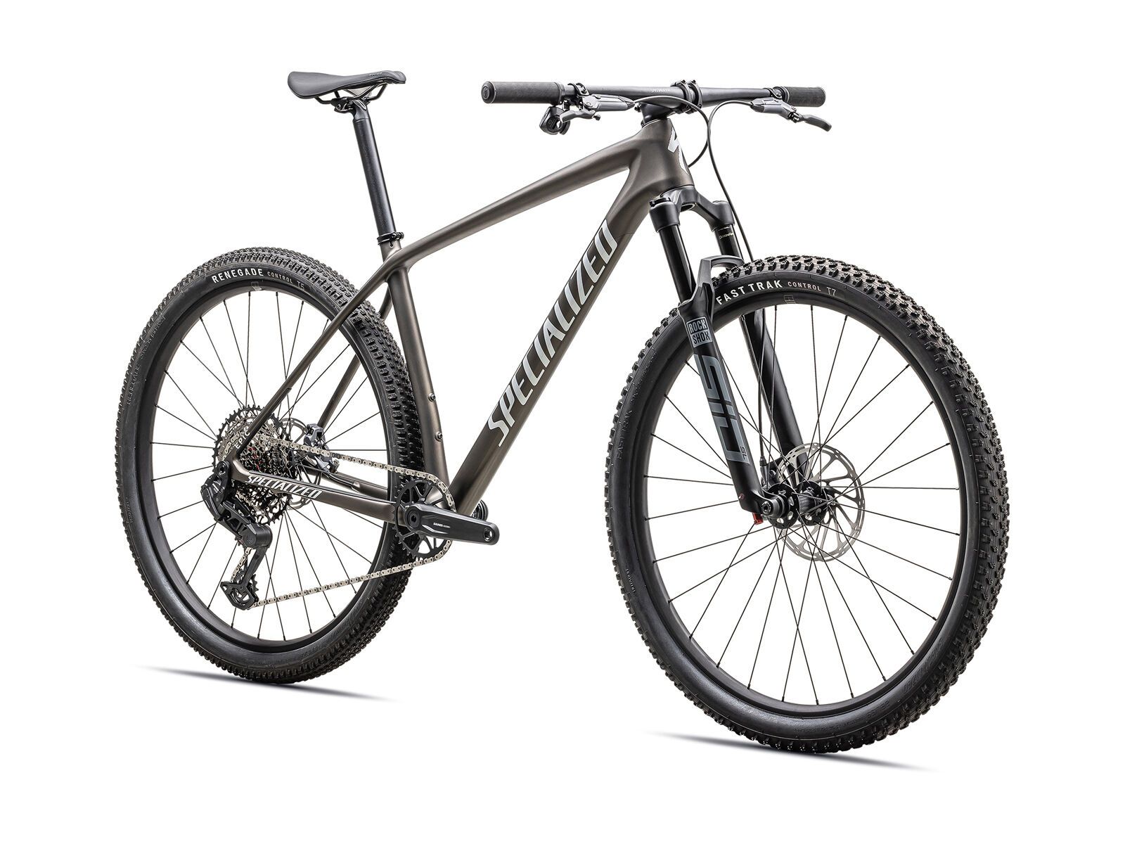 Specialized Epic Hardtail Comp, satin gunmetal/metallic white silver - Bild 2