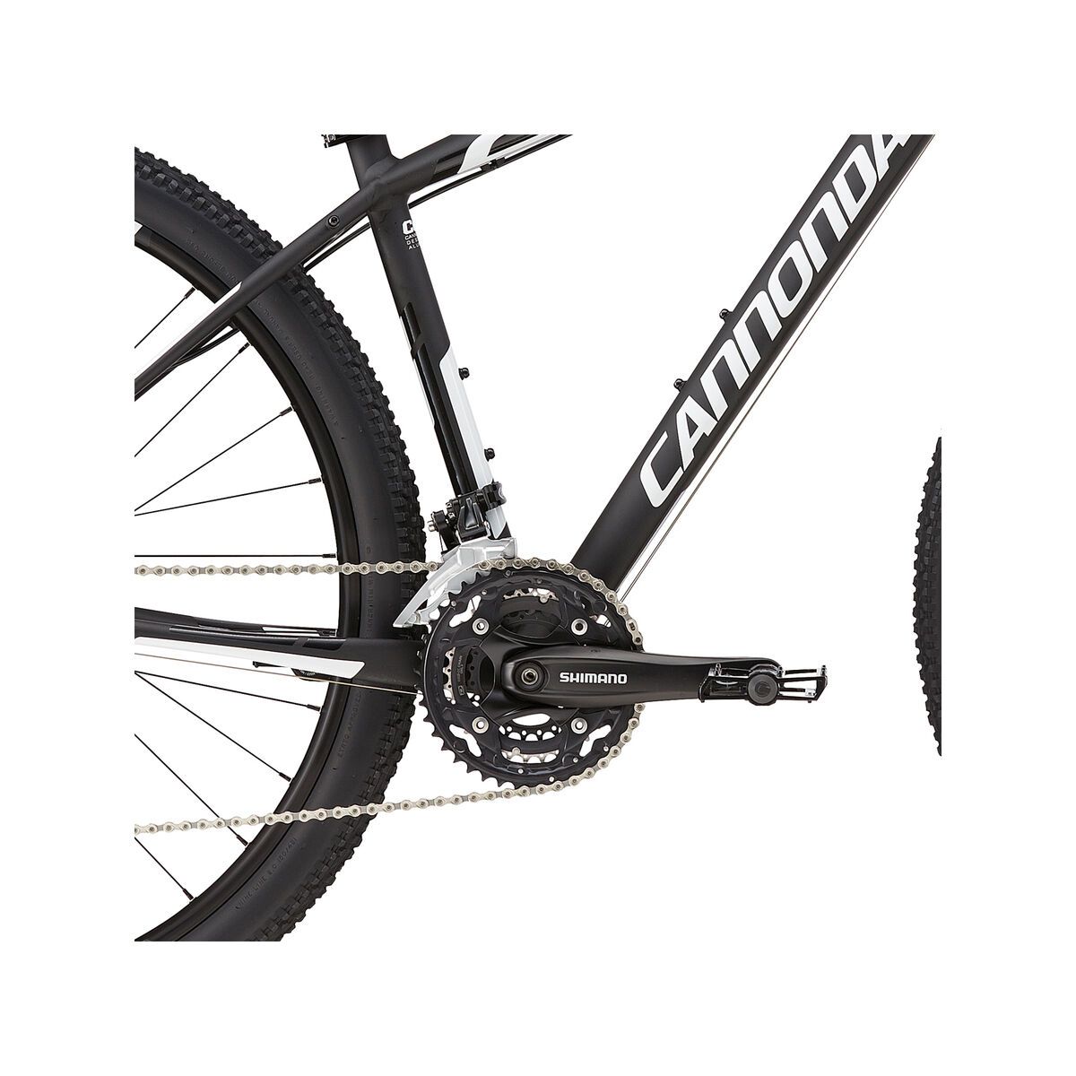 Cannondale Trail 2 29, matte jet black w/ gloss jet black, magnesium white - Bild 3