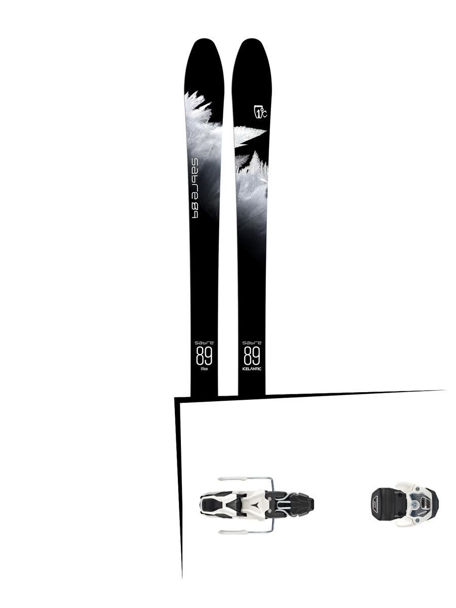 Set: Icelantic Sabre 89 2018 + Atomic Warden MNC 11 white - Bild 1