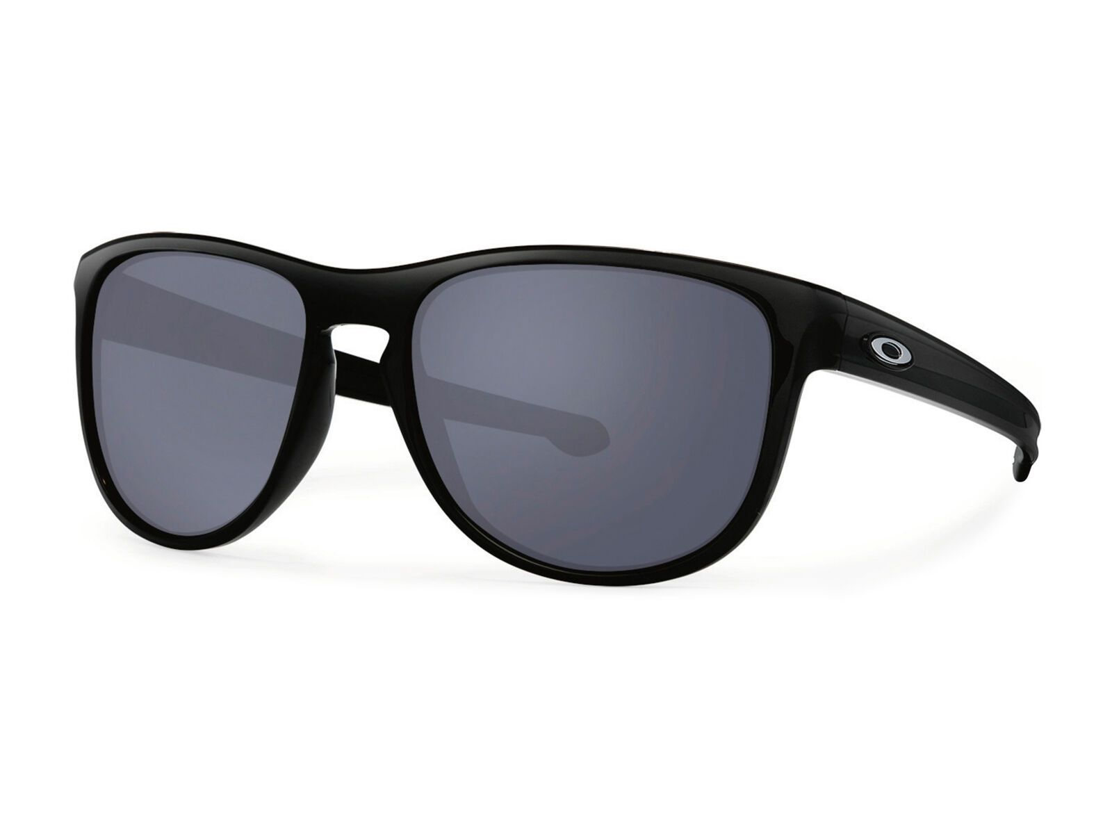 Oakley Sliver Round, matte black/Lens: grey - Bild 1