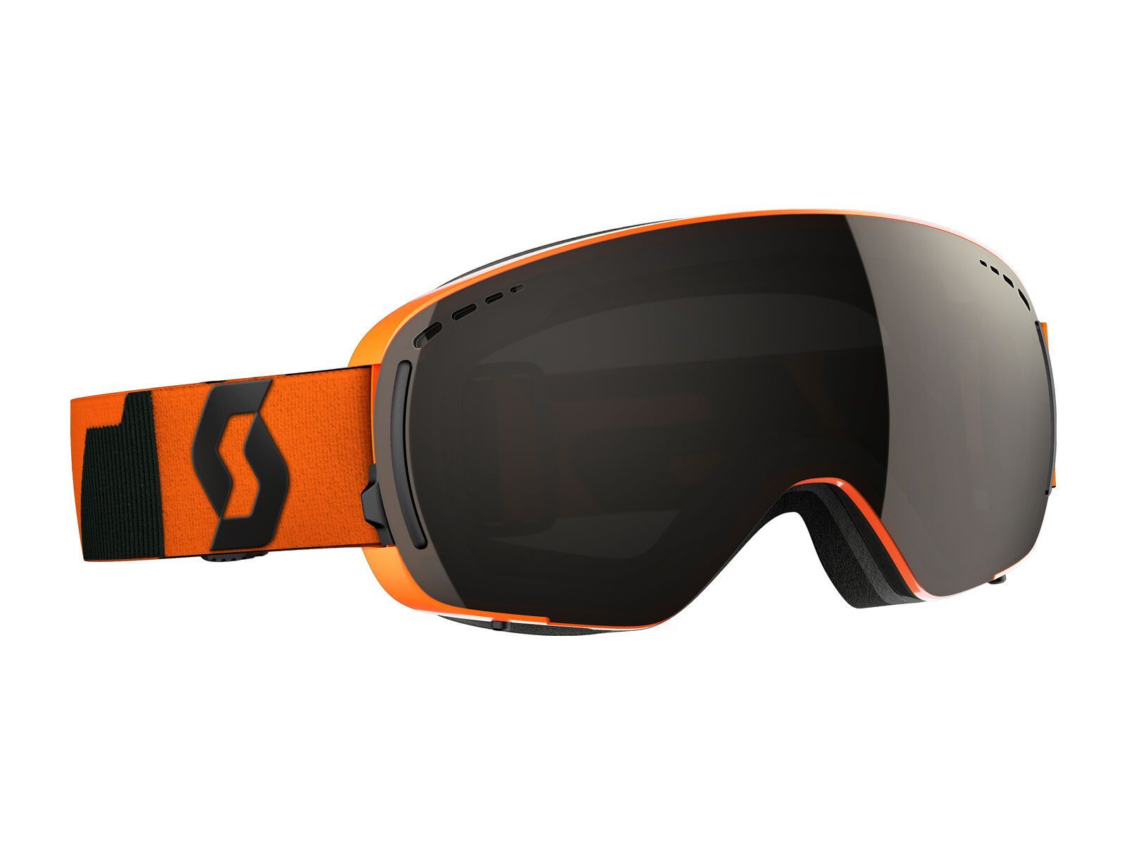Scott LCG Compact inkl. Wechselscheibe, fluo orange grey/Lens: solar black chrome - Bild 1