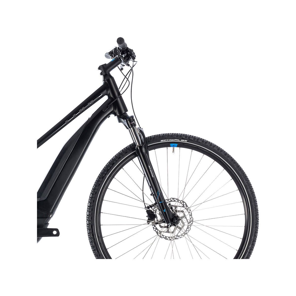 Cube Cross Hybrid ONE 400 Trapeze, black´n´blue - Bild 7