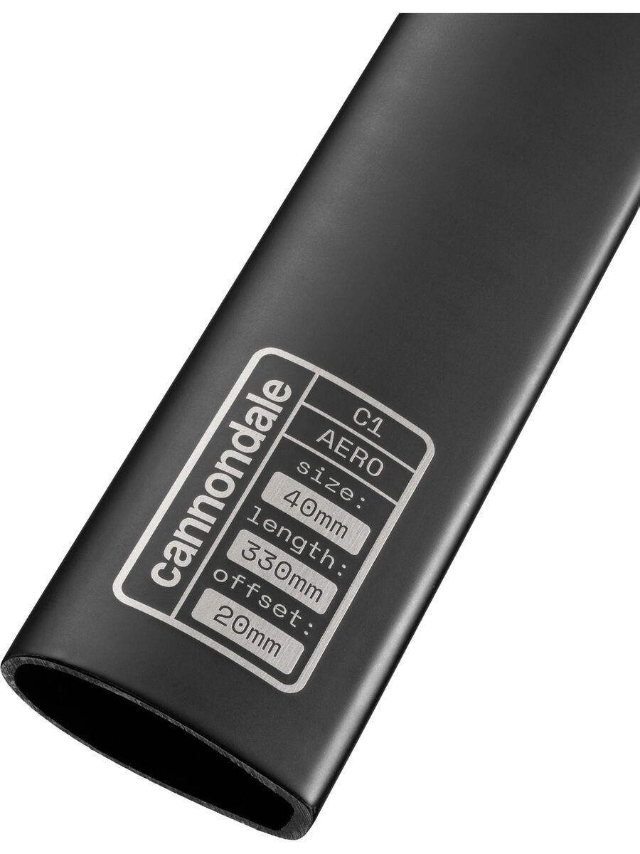 Cannondale SuperSix Evo Carbon Seatpost V4 - 20 / 330 mm, black - Bild 5