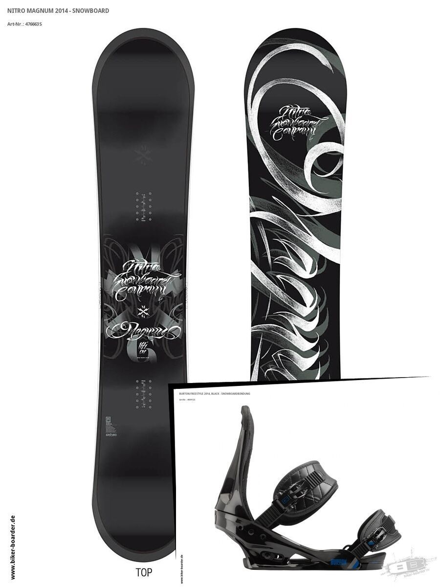 Set: Nitro Magnum  + Burton Freestyle (493912S) - Bild 1