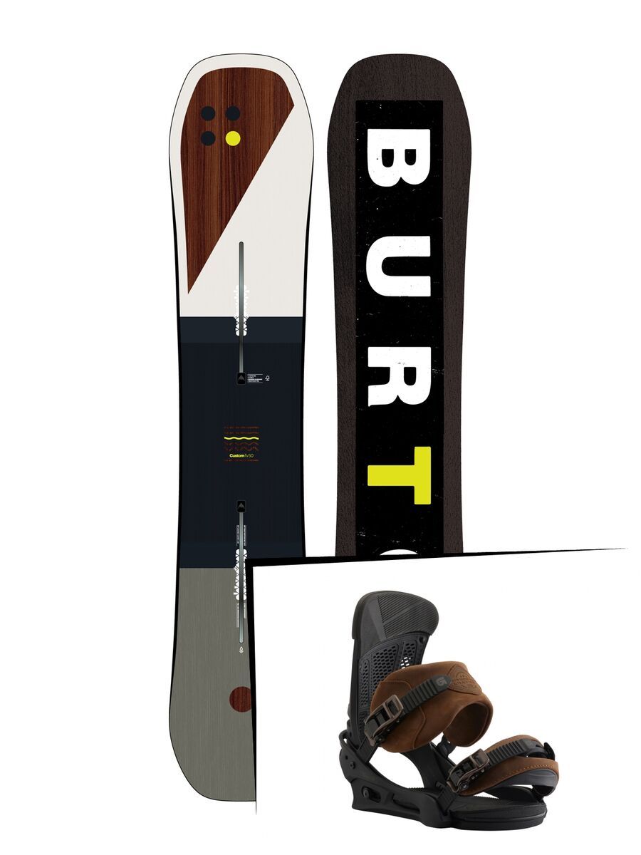 Set: Burton Custom Flying V 2019 +  Red Wing Malavita (1931084S) - Bild 1