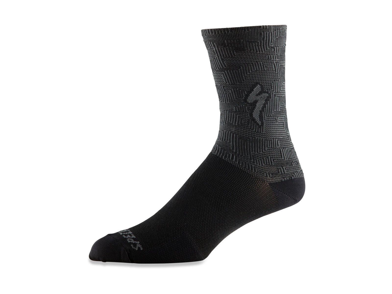 Specialized Soft Air Road Tall Sock, black/charcoal terrain - Bild 2