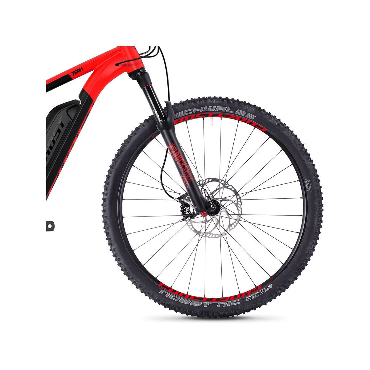 Ghost Hybride Teru B7.9 AL, neon red/night black - Bild 2