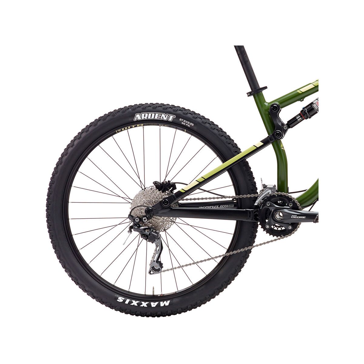 Kona Precept 130, matt green/green/tan/silver - Bild 4