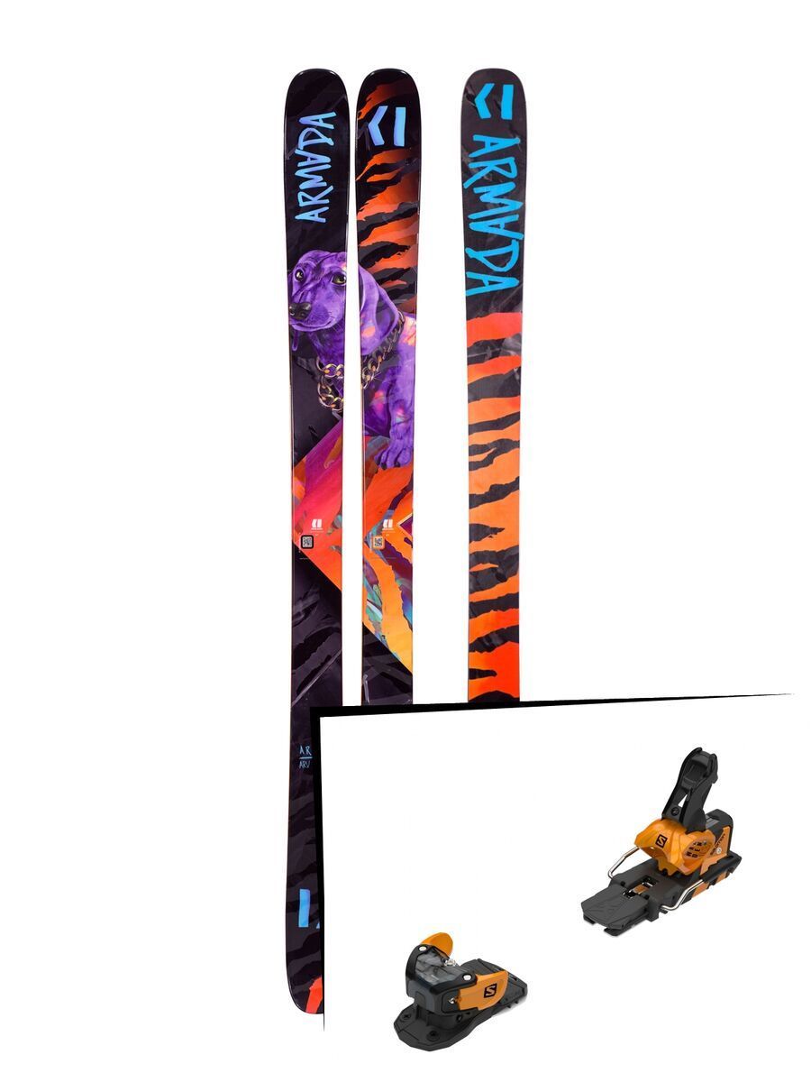 Set: Armada Arv 96 2019 + Salomon Warden MNC 13 saffron/black - Bild 1