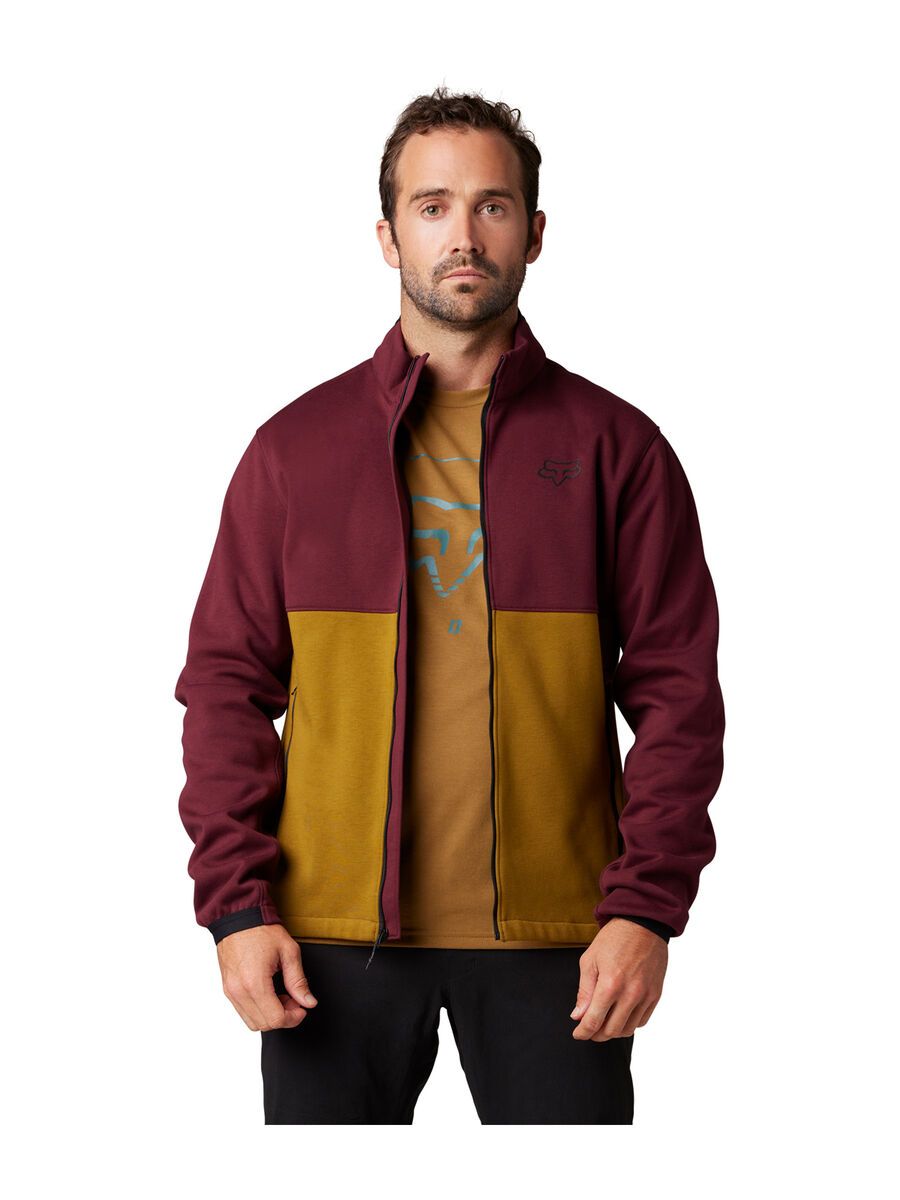 Fox Ranger Fire Fleece Crew, dark maroon - Bild 4