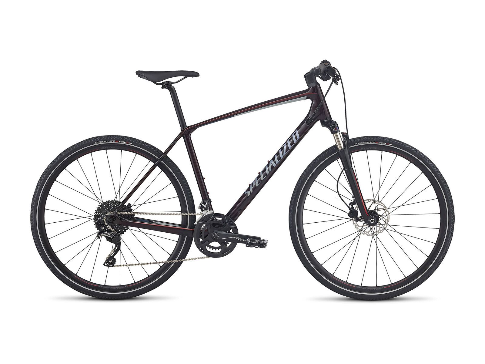 Specialized Crosstrail Elite Carbon, red tint/baby blue/cobra blue - Bild 1