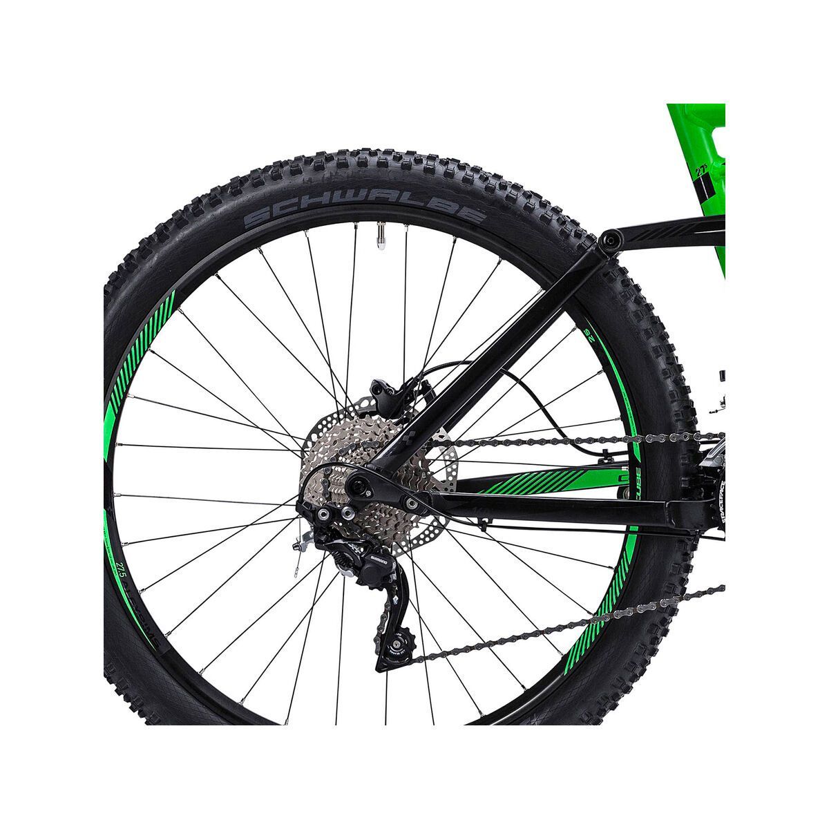 Cube Stereo 160 HPA Pro 27.5, green/black - Bild 4