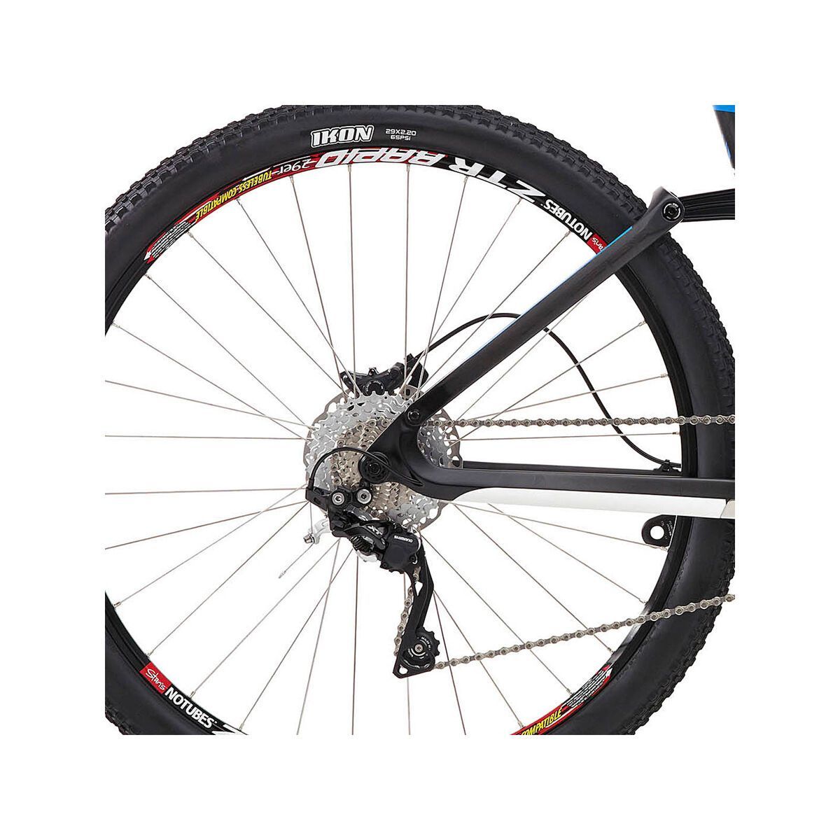 Kona Hei Hei Deluxe, matt carbon/blue/white/black - Bild 4