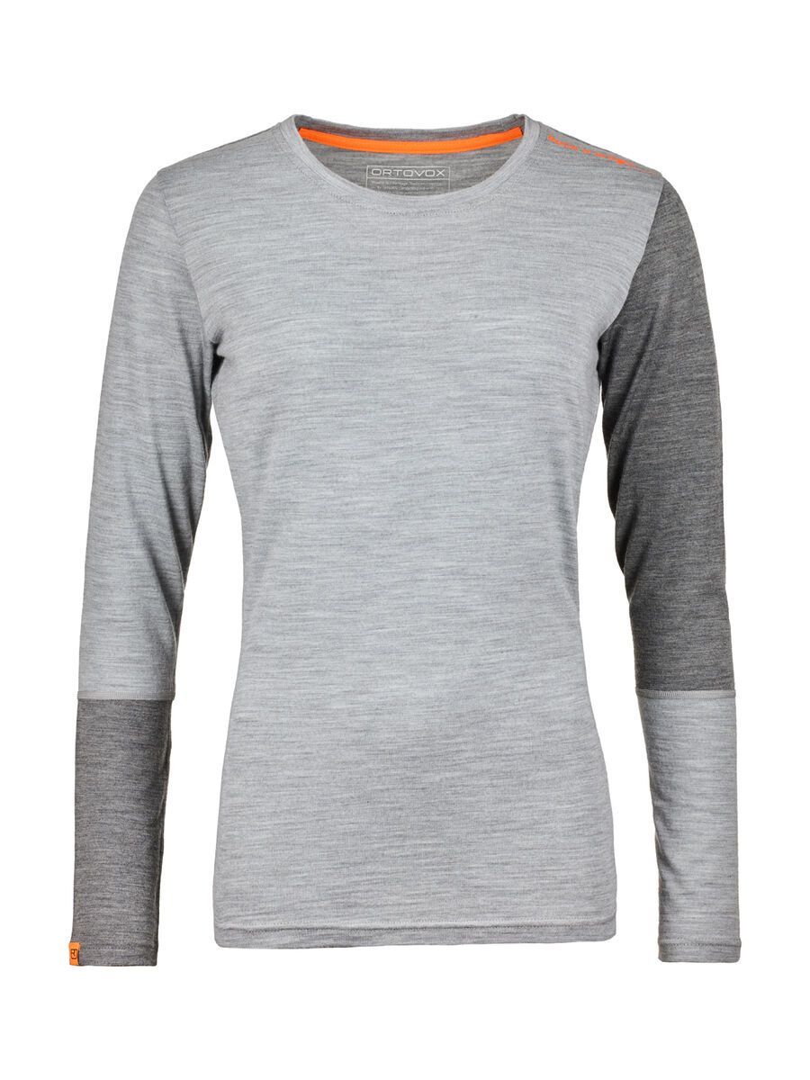 Ortovox 185 Merino Rock'n'Wool Long Sleeve W, grey blend - Bild 1