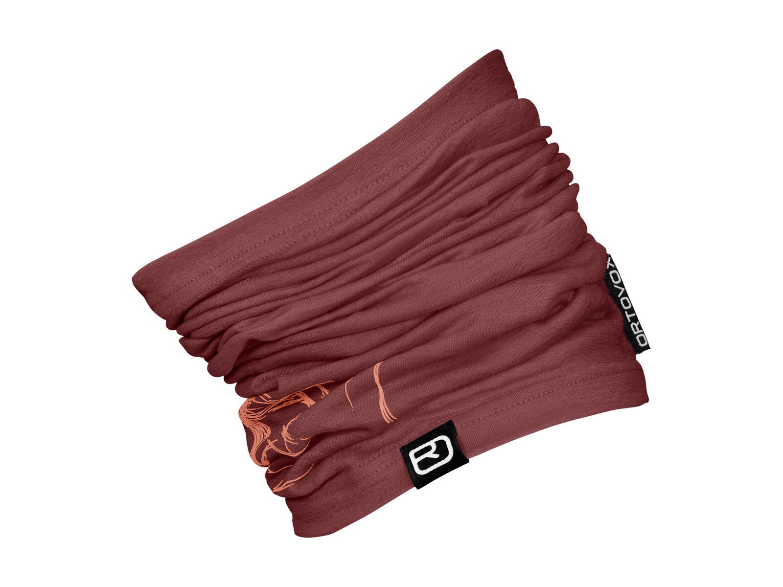 Ortovox 120 Merino Tec Logo Neckwarmer, mountain rose - Bild 1