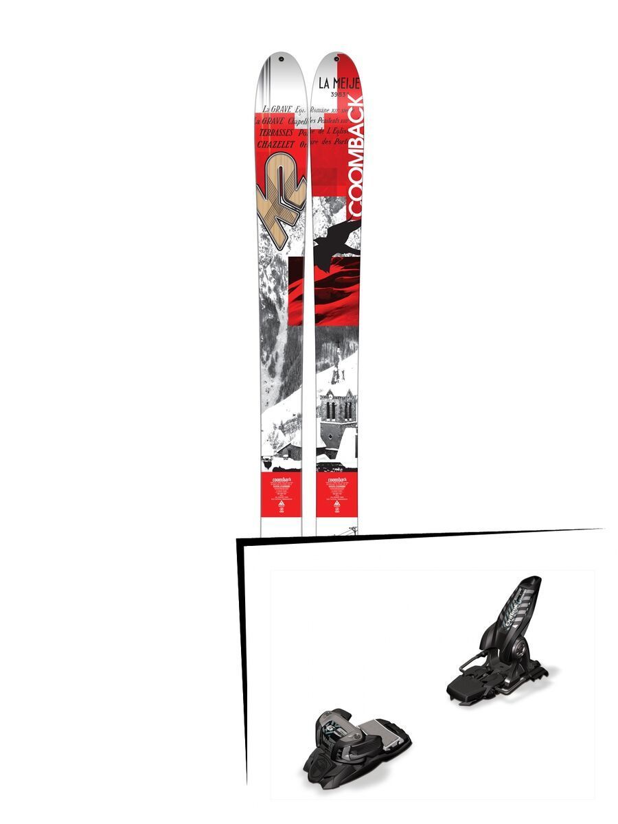 K2 SKI Set: Coomback 104 2016 + Marker Griffon 13 - Bild 1