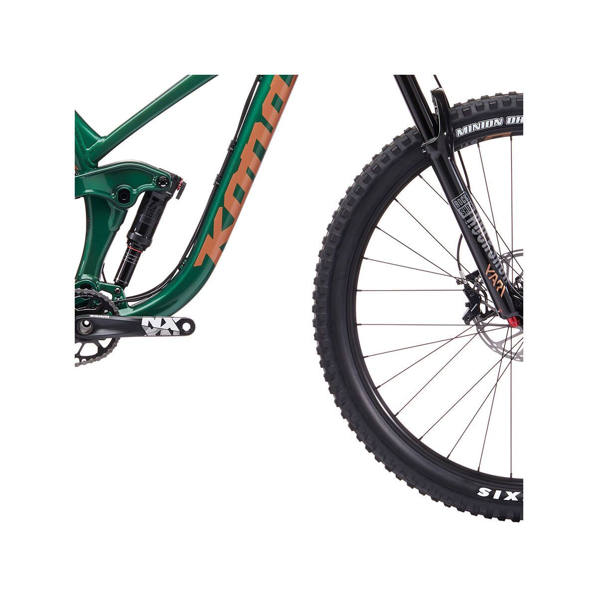 Kona Process 153 29, gloss racing green w/ copper & dark gray decals - Bild 4