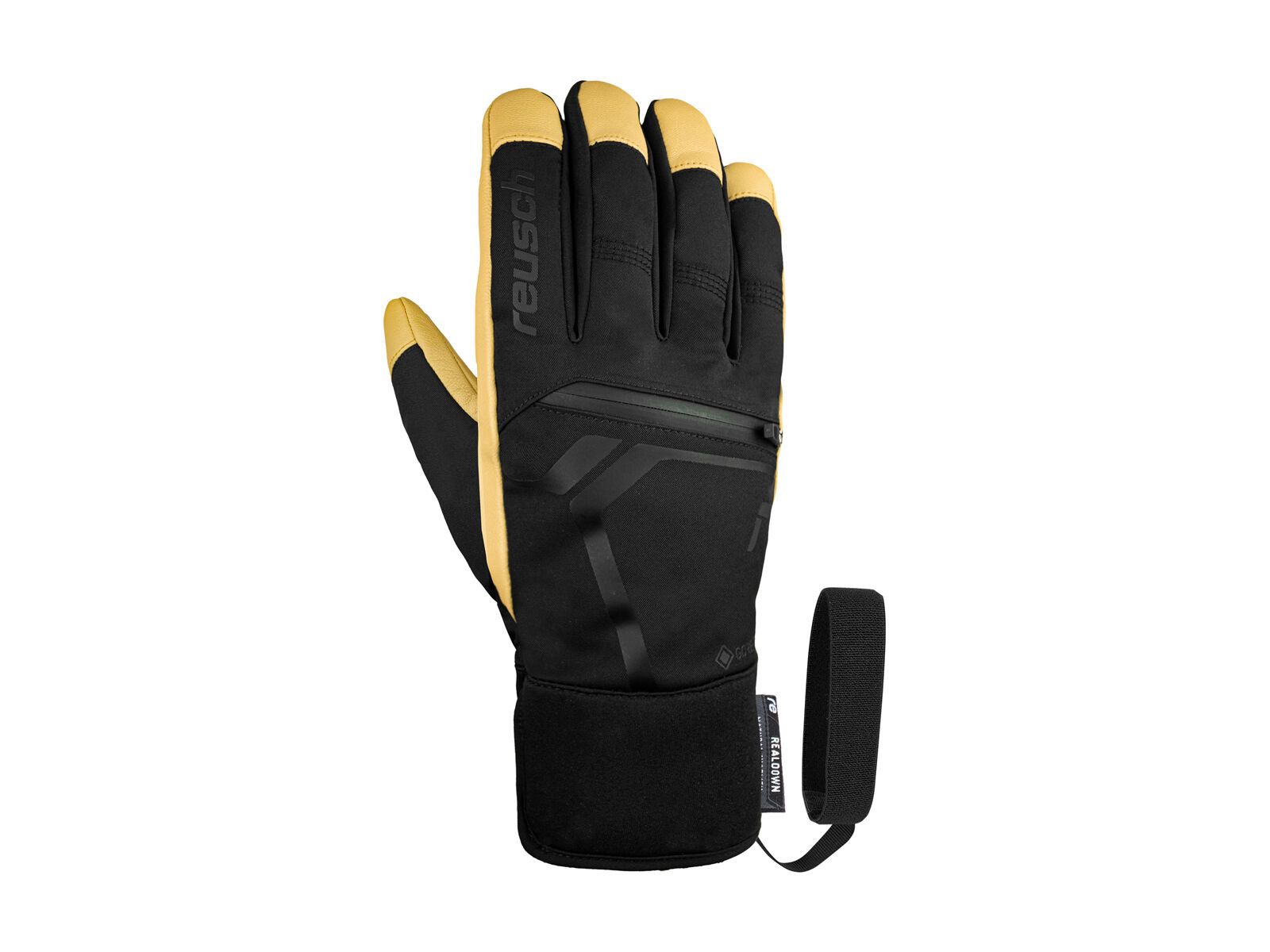 Reusch Down Spirit Gore-Tex SC, black/camel - Bild 3