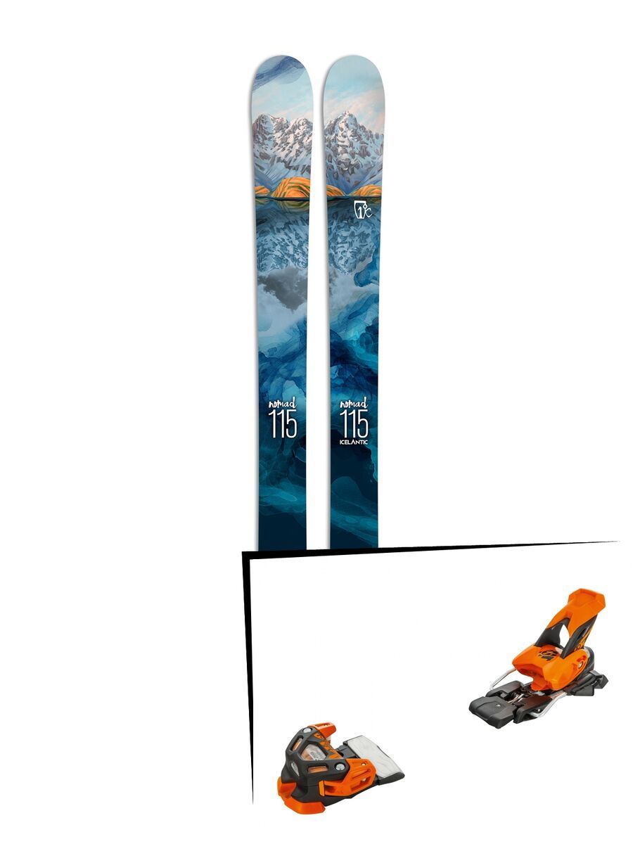 Set: Icelantic Nomad 115 2017 + Tyrolia Attack 16 (1715200) - Bild 1