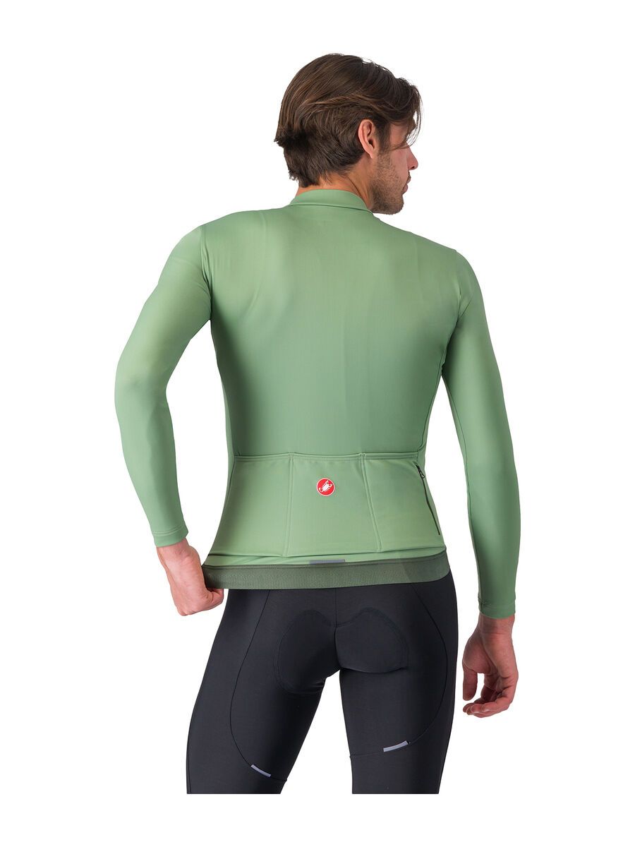 Castelli Espresso Thermal Jersey, green pepper/deep green - Bild 2