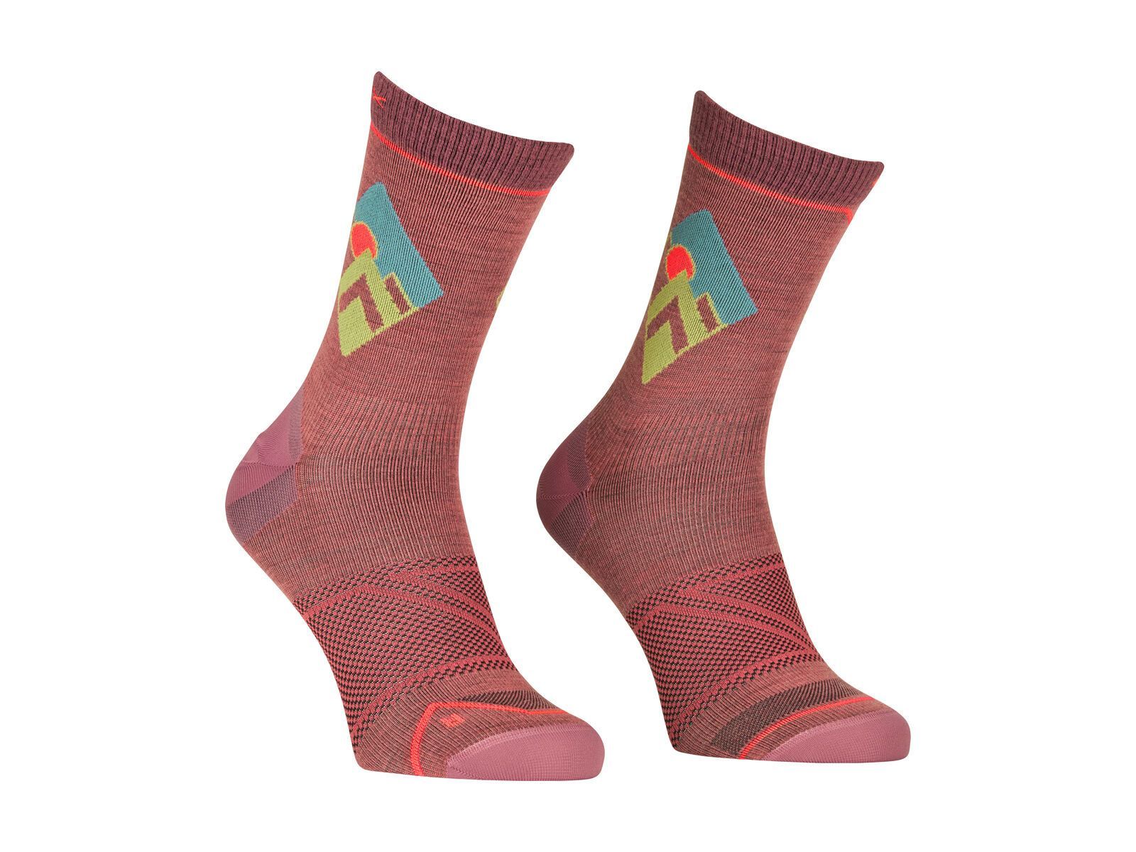 Ortovox Alpine Light Comp Mid Socks W, wild rose - Bild 1