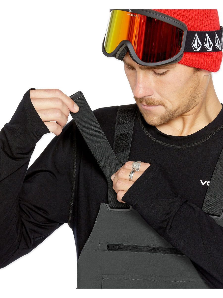 Volcom Roan Bib Overall, charcoal - Bild 4