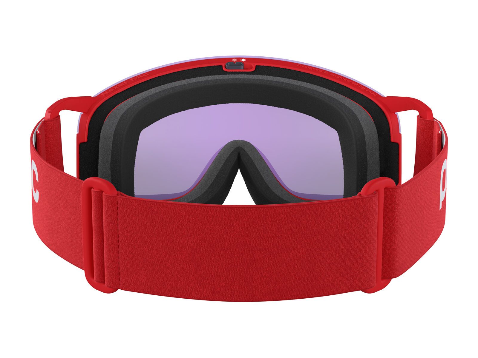 POC Nexal Mid, Clarity Hi. Intense Partly Sunny Blue / prismane red - Bild 4