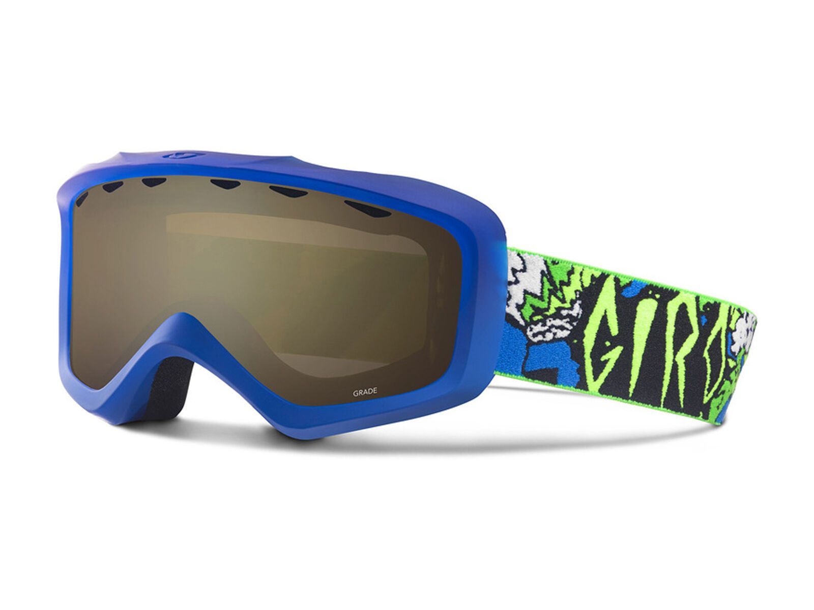 Giro Grade, blue/green roar /Lens: amber rose - Bild 1