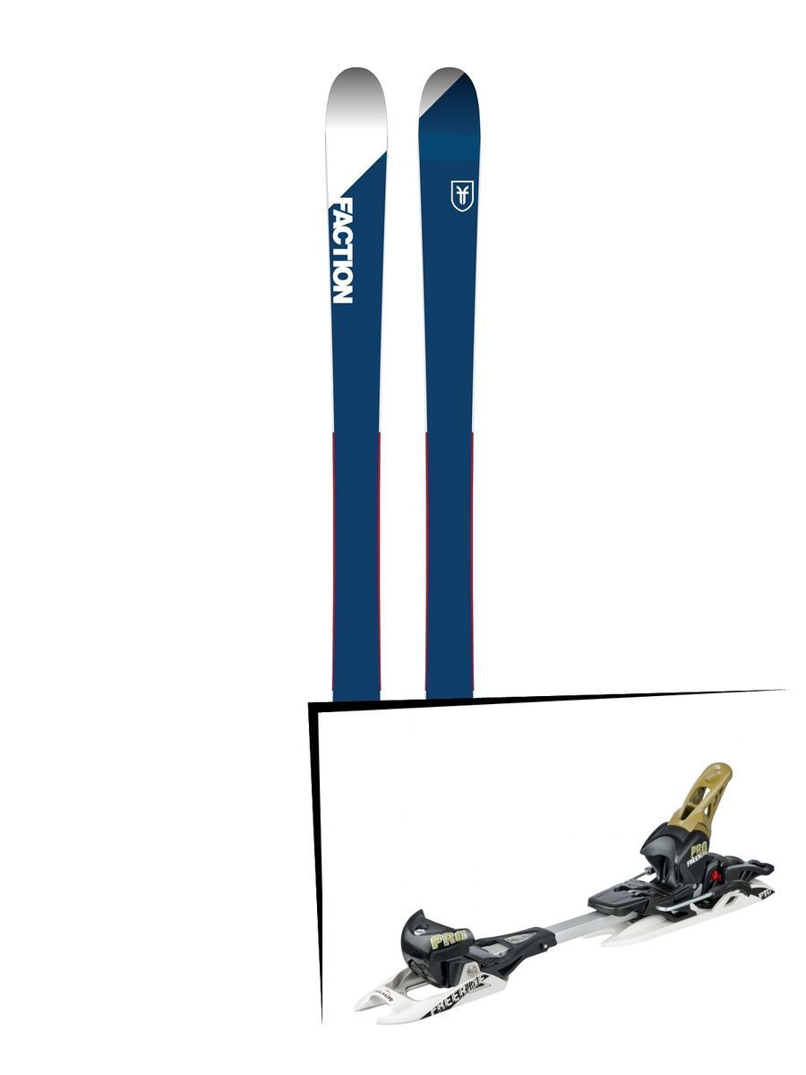Set: Faction Candide 1.0 2018 + Fritschi Diamir Freeride Pro schwarz/oliv - Bild 1