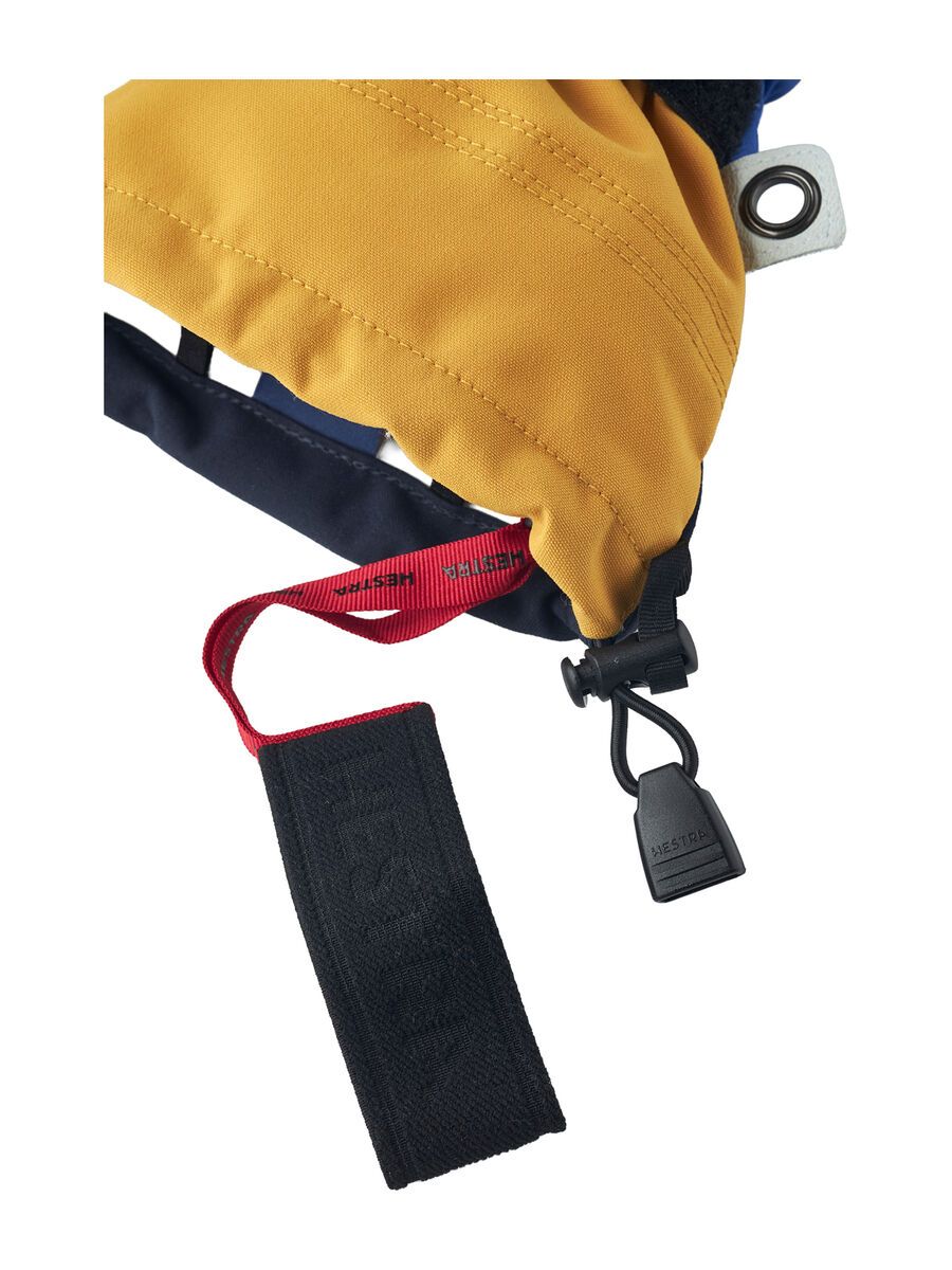Hestra Army Leather Heli Ski 5 Finger, light red multi - Bild 6