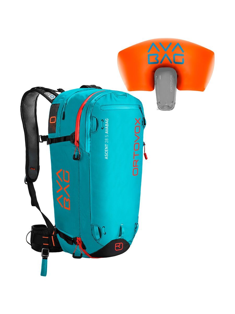 Ortovox Ascent 28 S inkl. Avabag-Unit, aqua - Bild 1